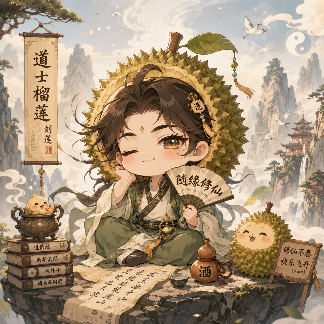 Portrait of Daoist Durian